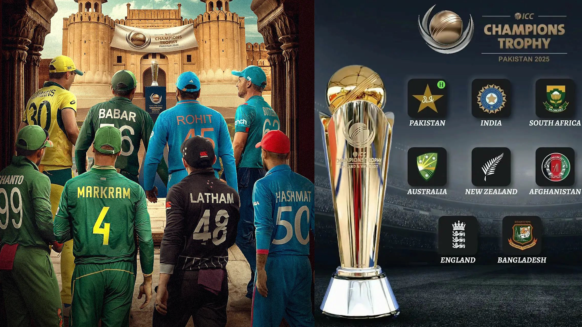 ICC Champions Trophy 2025  – Full List of Qualified Teams